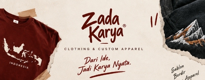 Zada Karya — Clothing & Custom Apparel — Dari Ide, Jadi Karya Nyata